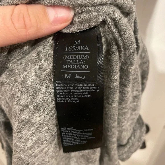 All saints Tina dress gray midi size medium - Picture 9 of 11